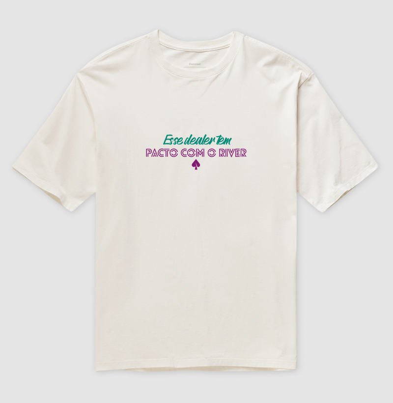 Esse dealer tem pacto com o river.