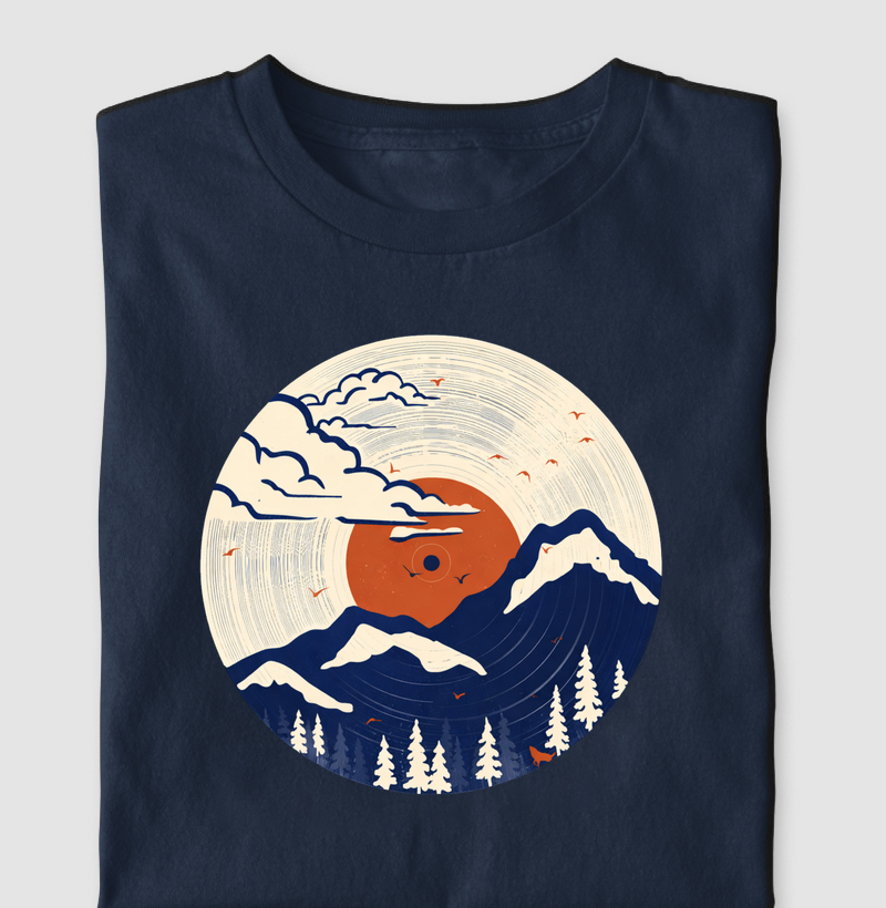 Camiseta DJ Beautiful Disco Mountains