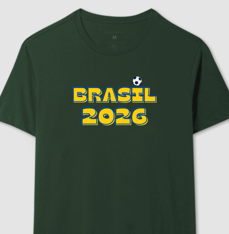 Brasil 2026 - verde com amarelo e azul
