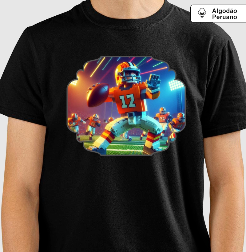 Camiseta algodão peruano Lego QB