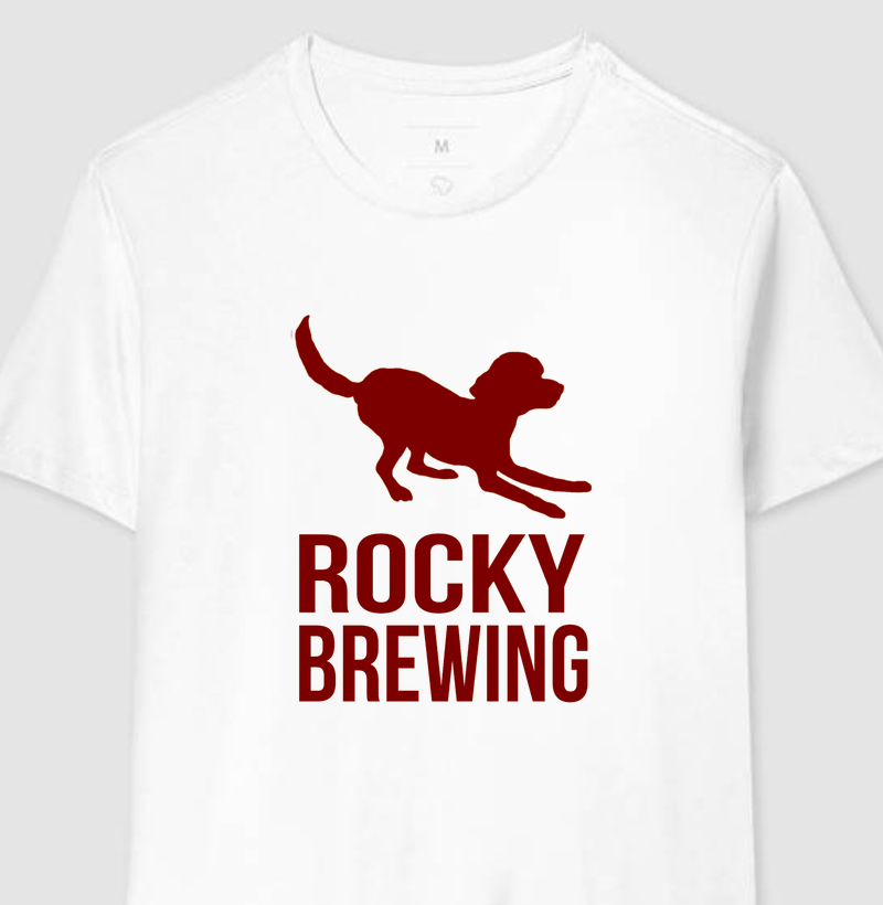 ROCKY BREWING Logo Vermelho
