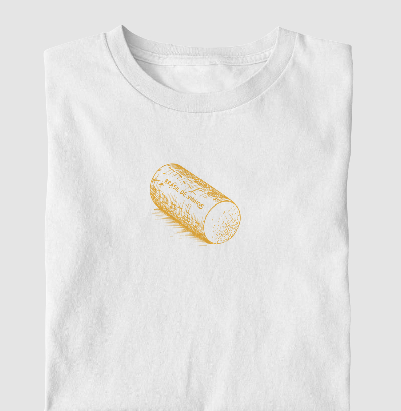 Camiseta Brasil de Vinhos - Rolha Amarela