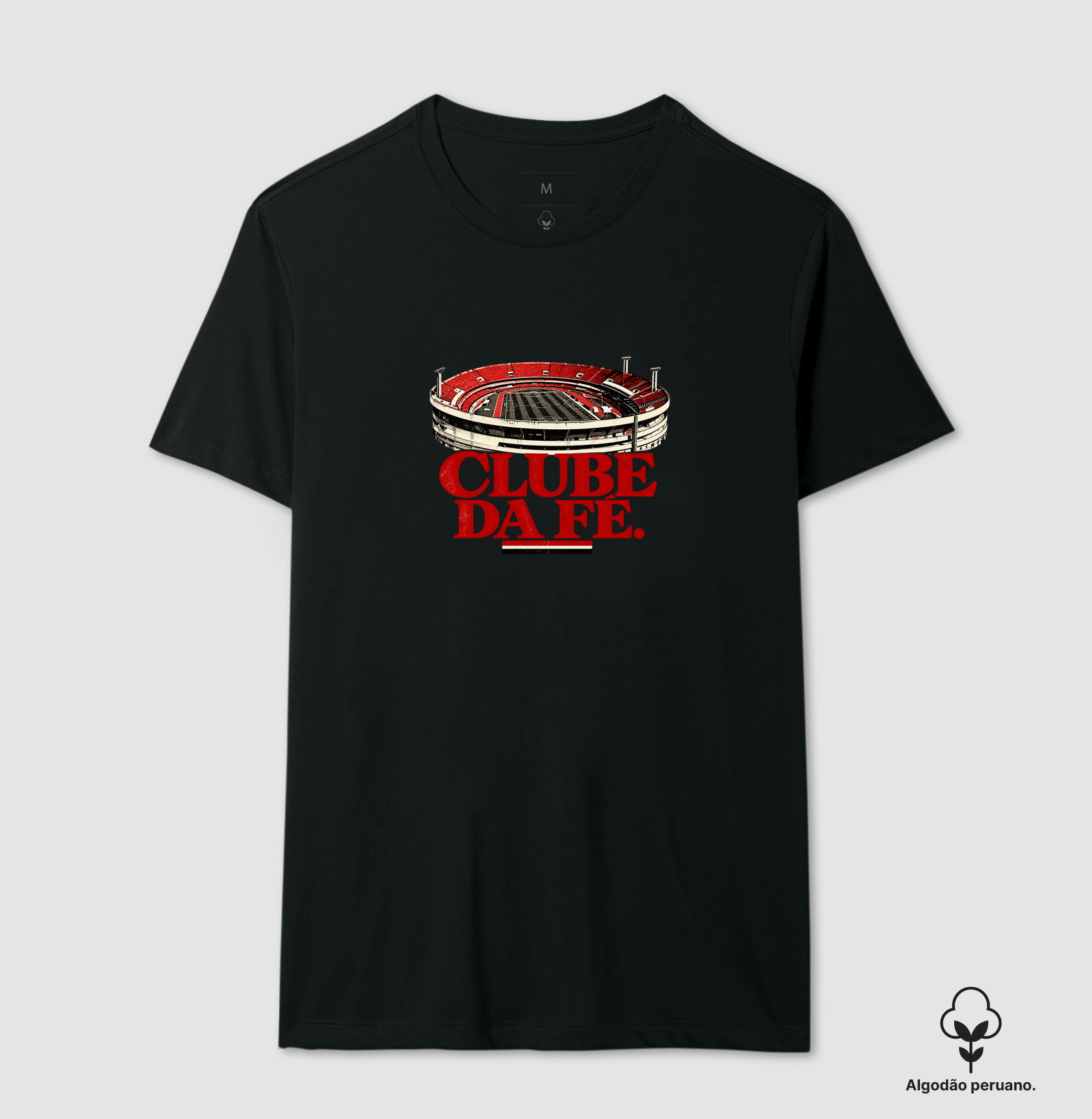 CLUBE DA FÉ - Camiseta Algodão Peruano