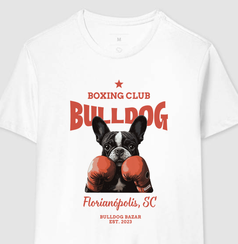 Camiseta Bulldog Frances "Boxing Club"
