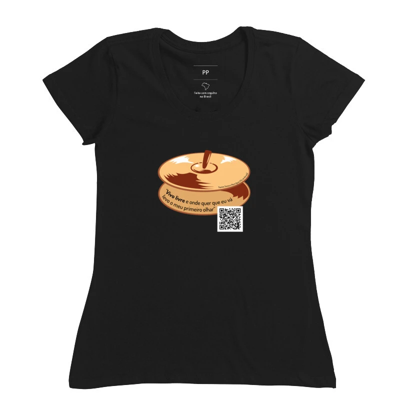 Camiseta Flor de Marzipã - Camiseta