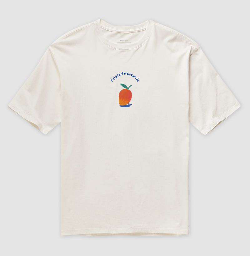 Camiseta Oversized "prefiro manga"