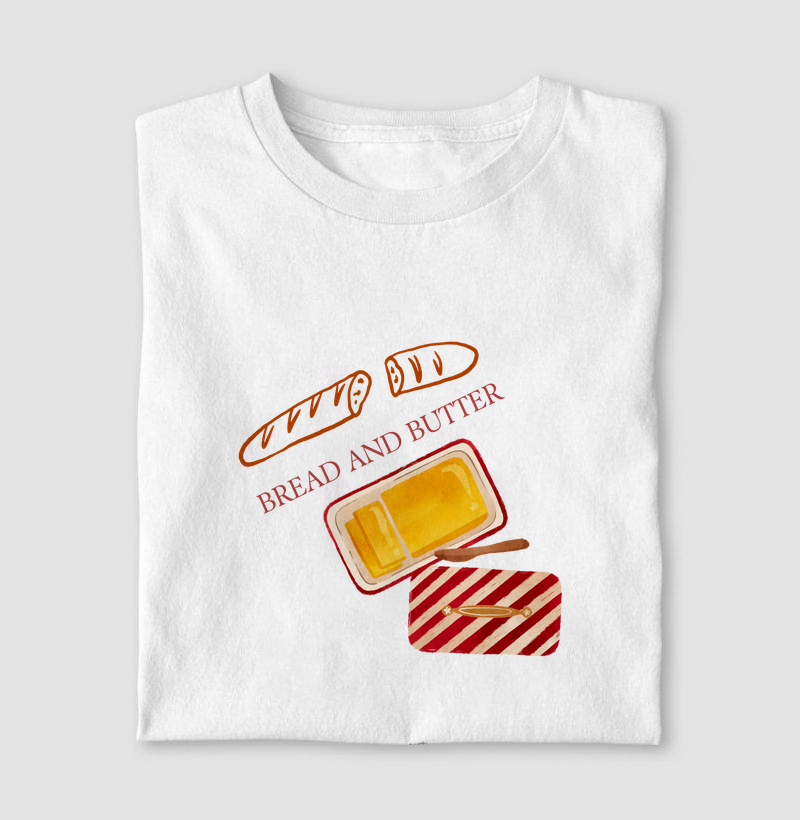 Camiseta Baguete Bread and Butter 