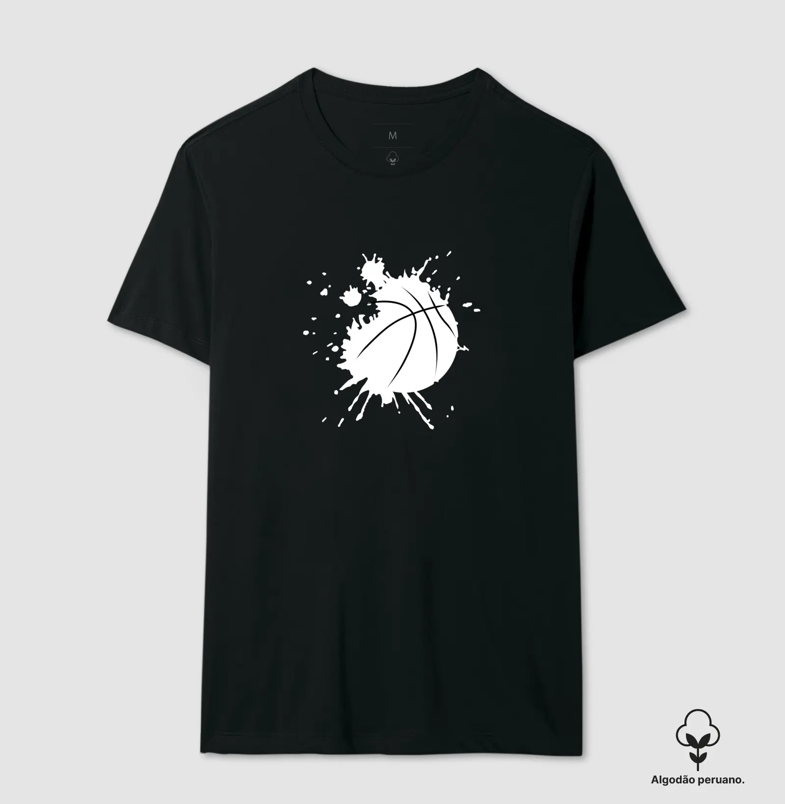 Camiseta Premium Basquete Splash