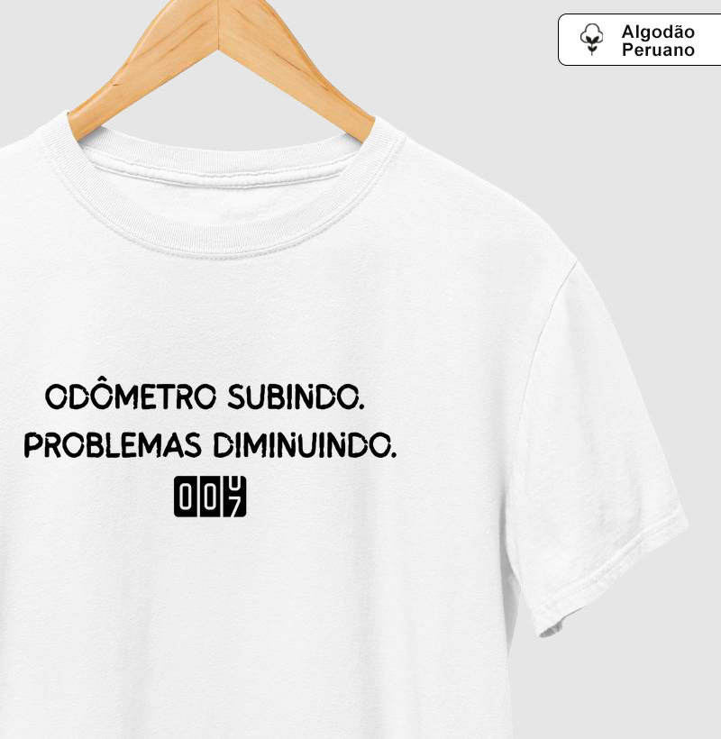 Odômetro subindo. Problemas diminuindo.