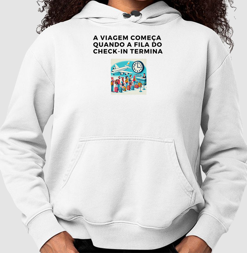 A viagem começa quando o check-in termina