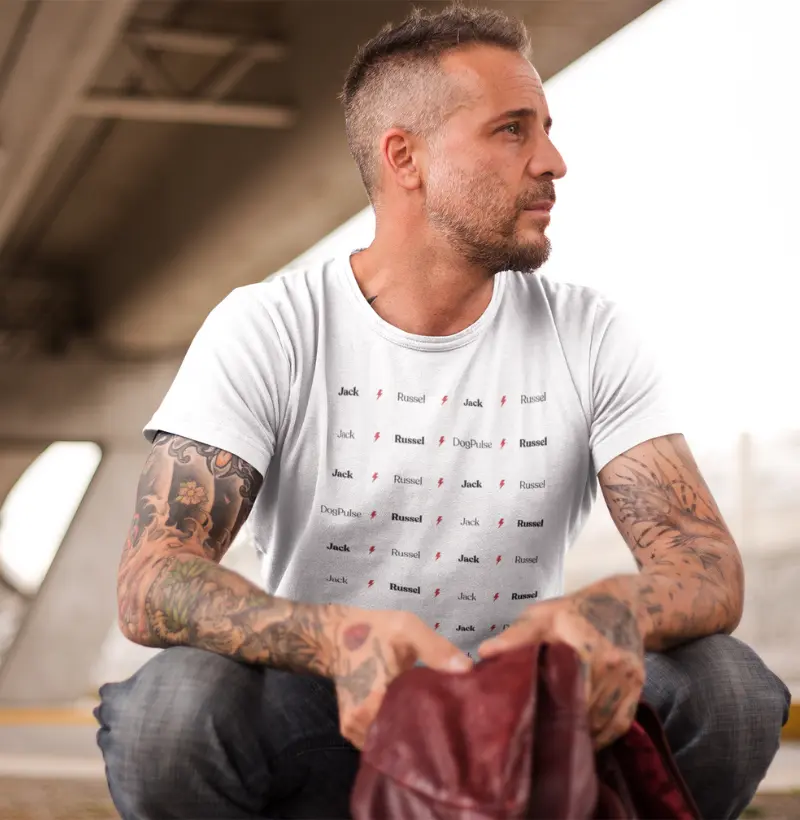 Camiseta Dog Pulse Collection Ray of Light - Jack Russell