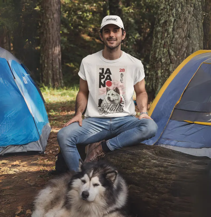 Camiseta Nihon Akita Dog Pulse