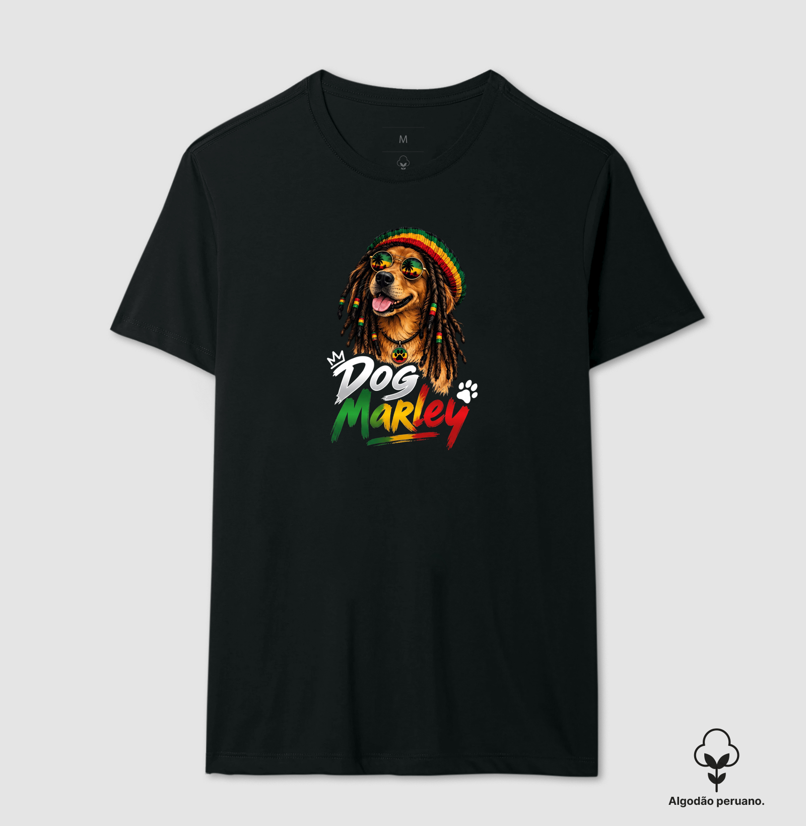 Dog Marley - Camiseta Algodão Peruano