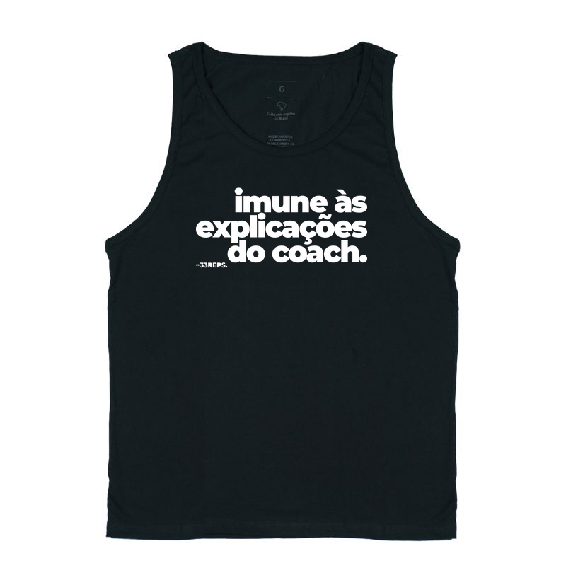 imune às explicações do coach