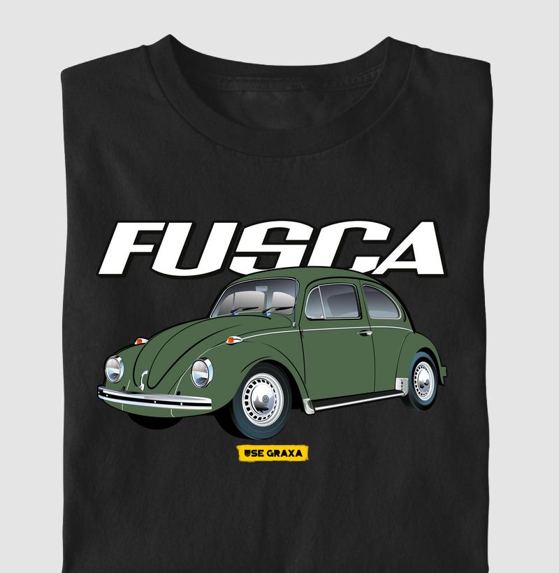 Fusca Verde Escuro Escrita