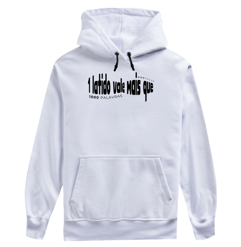 Moletom 1 Latido vale Mais que 1000 Palavras Dog Pulse