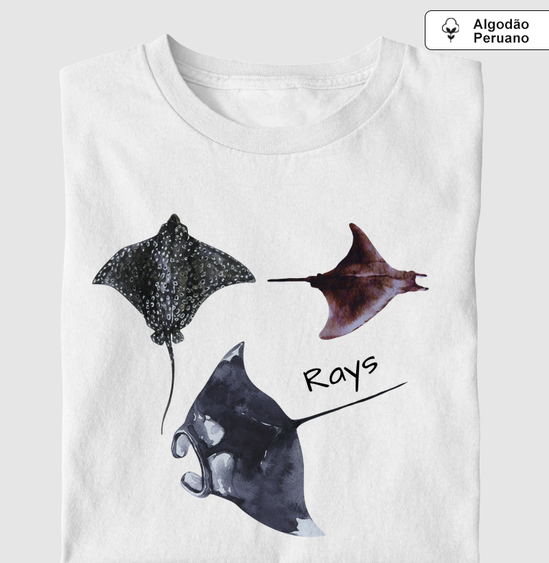 Rays - Camiseta Algodão Peruano