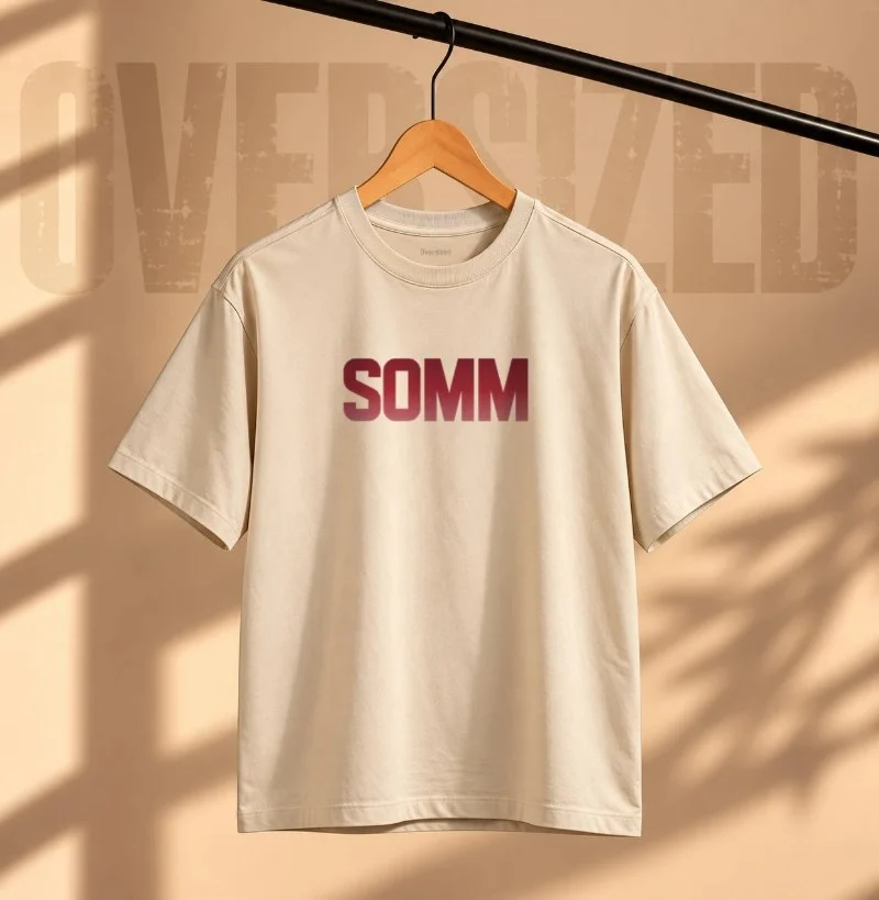 Camiseta Oversized SOMM - Camiseta Oversized