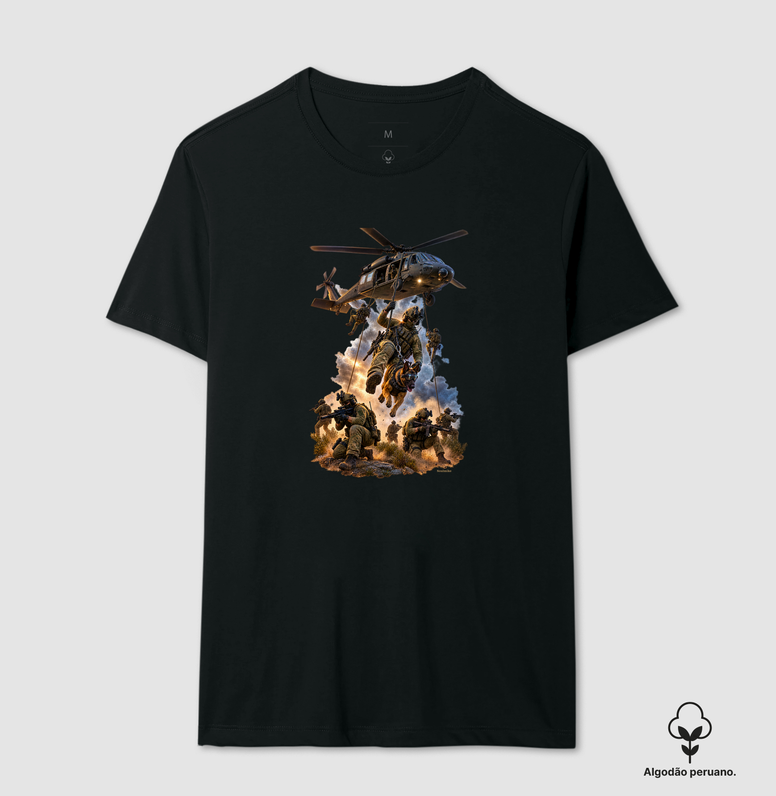 Infiltração K9 - Camiseta Algodão Peruano