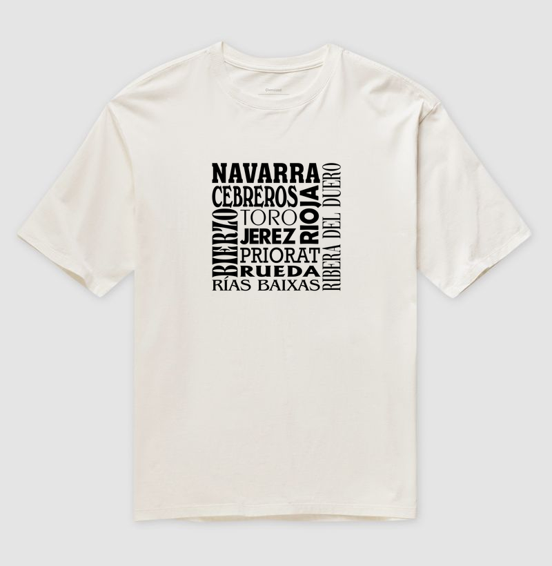 Wine Origins - Espanha - Camiseta Oversized