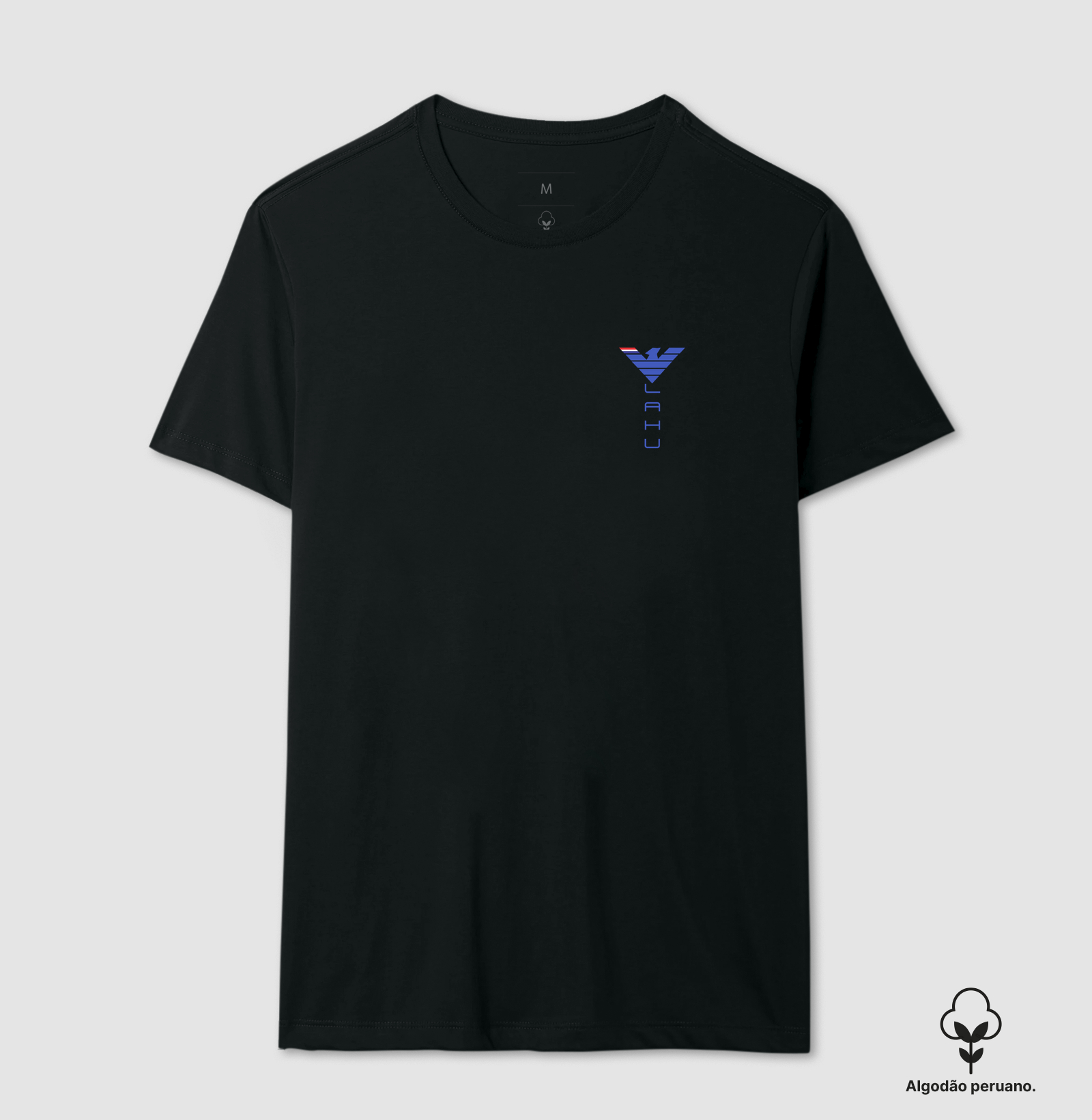 A estampa LAHU BLUE é muito mais do que um design. Ela representa a força de quem acredita em si mesmo, honra sua história e constrói seu futuro com coragem e determinação. - Camiseta Algodão Peruano