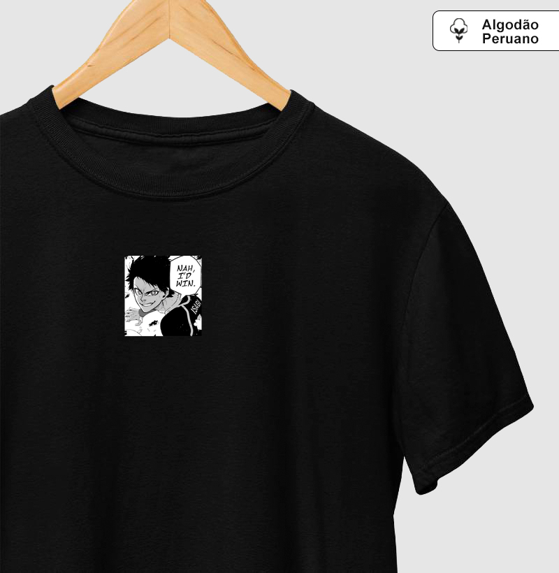 Isagi- Nah, I'd Win - Camiseta Algodão Peruano