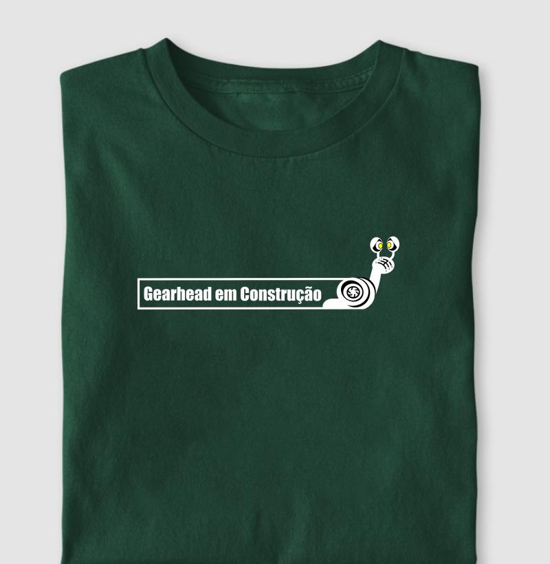 Camiseta - Gearhead em Construção New logo