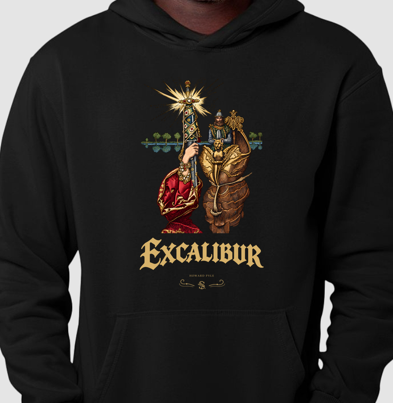 Excalibur — Howard Pyle (Hoodie) - Hoodie Moletom