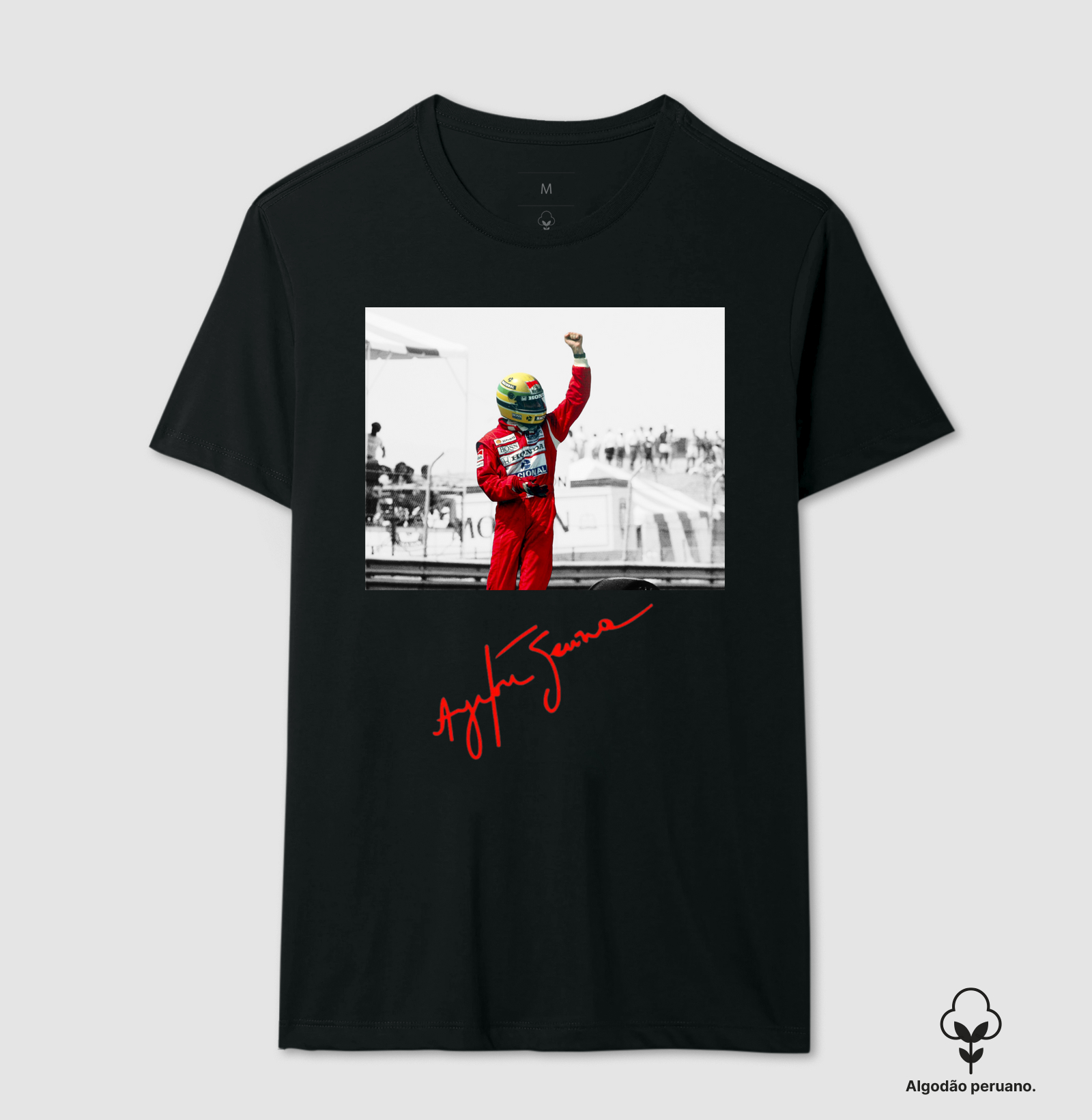 Camiseta Algodão Peruano Ayrton Senna - Montreal