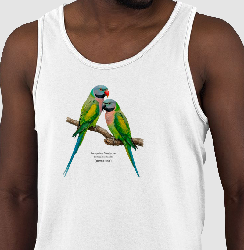 Traços Alados - Mustache - Regata