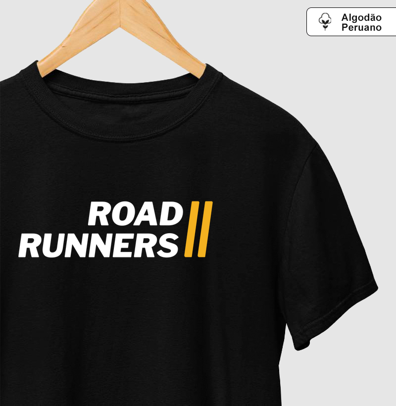 Camiseta Road Runners (Oficial) em Algodão Pima