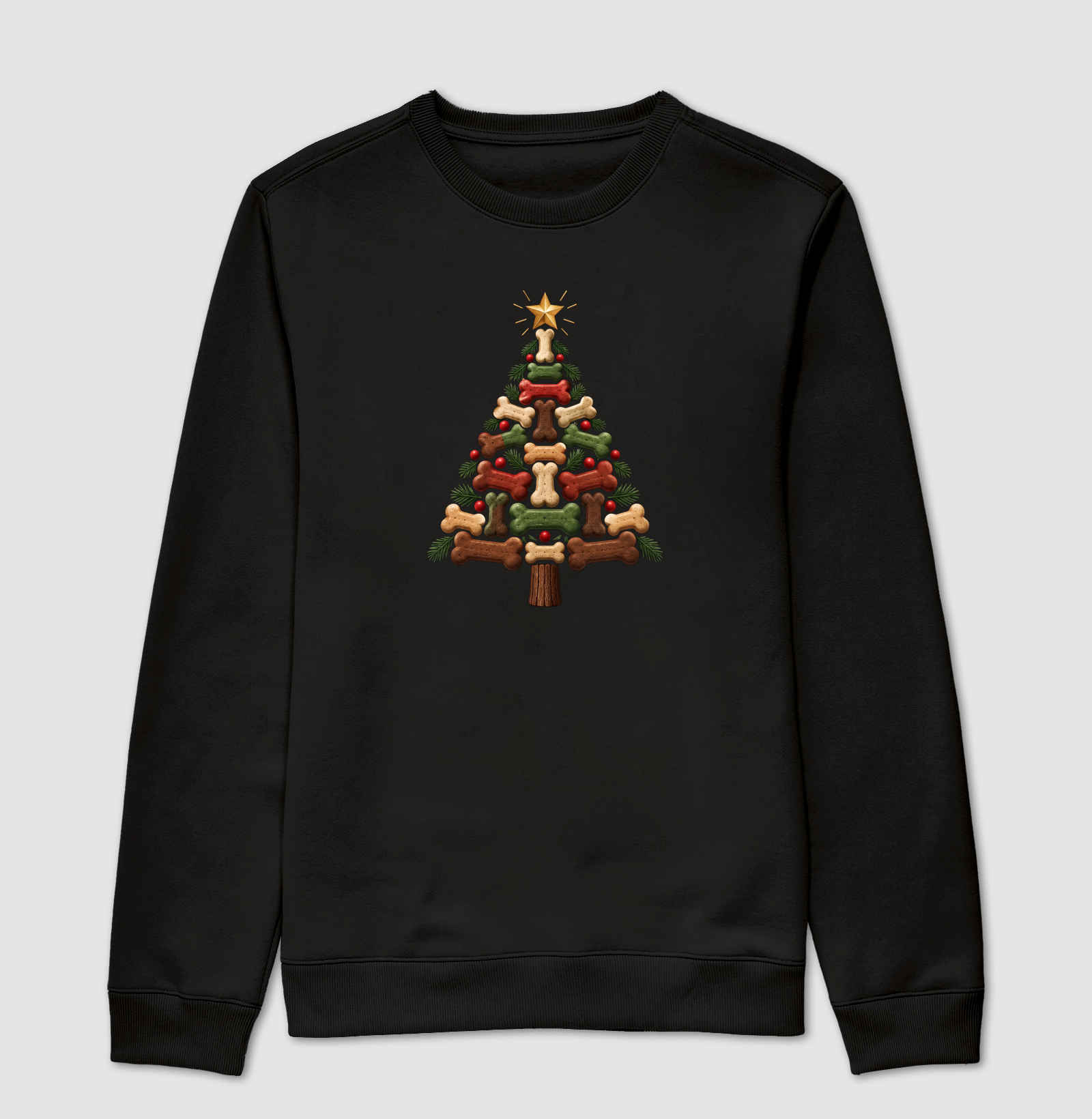 Árvore de Natal de Biscoitos - Suéter Moletom