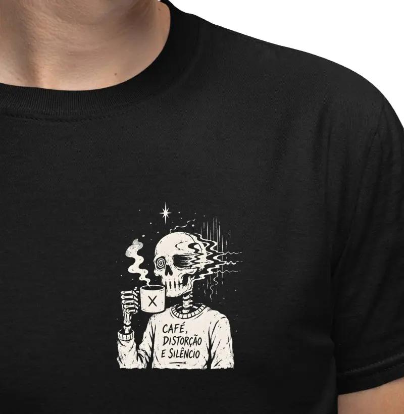 Camiseta Café, Distorção e Silêncio