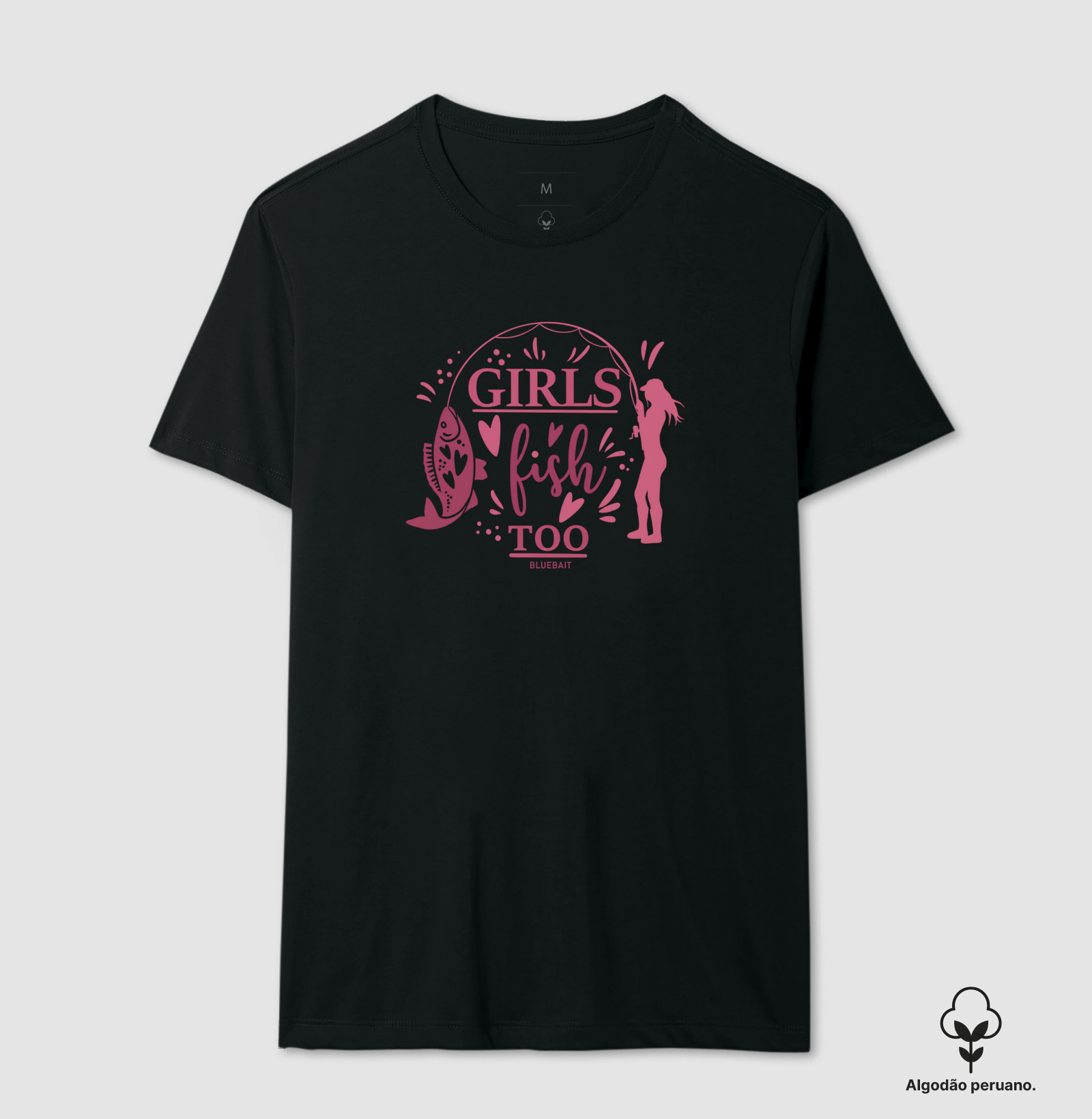GIRLS FISH TOO - CAMISETA PREMIUM