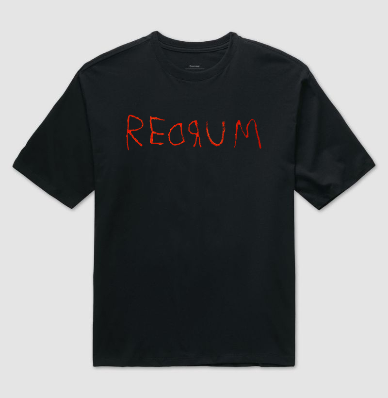 Camiseta Oversized  Redrum - O Iluminado