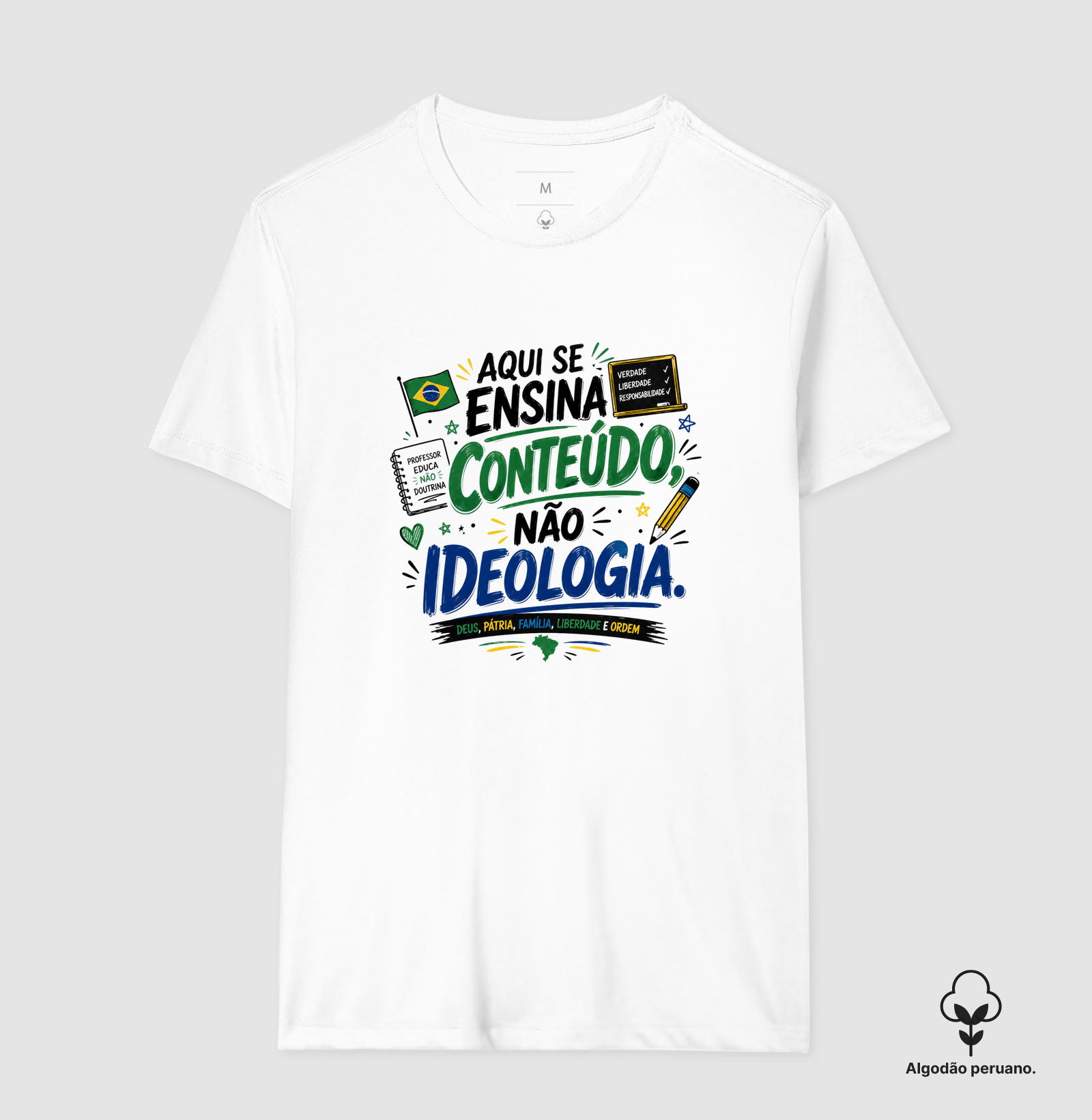Aqui se Ensina Conteúdo, Não Ideologia