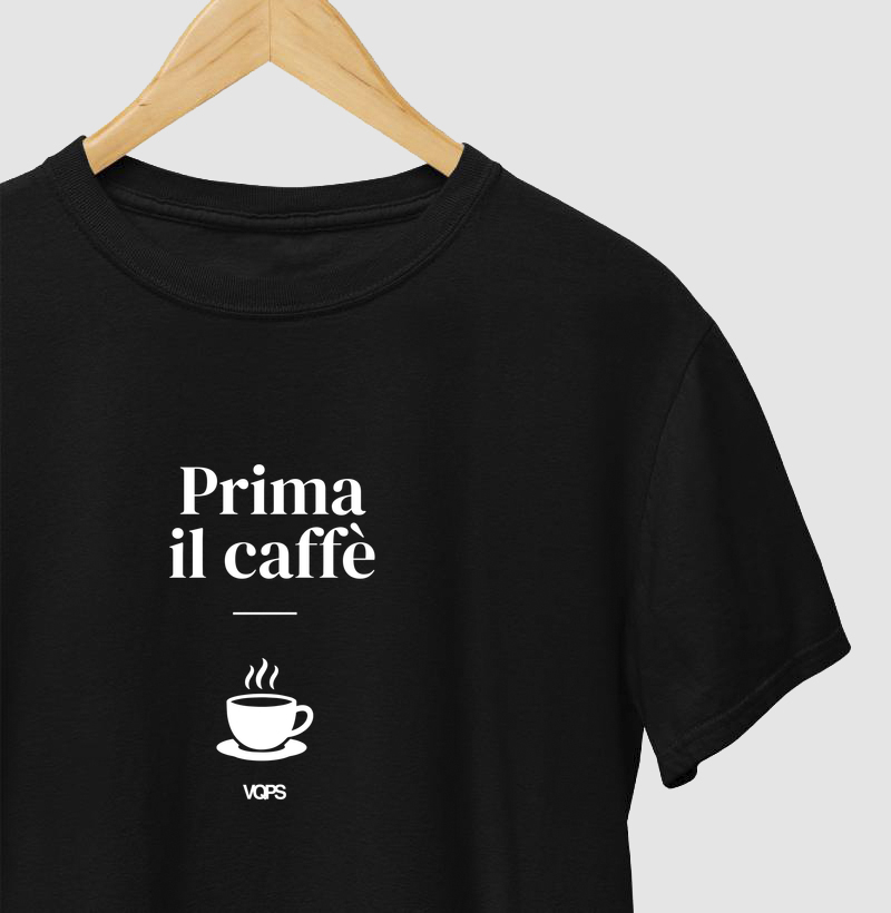 "Primeiro o café"