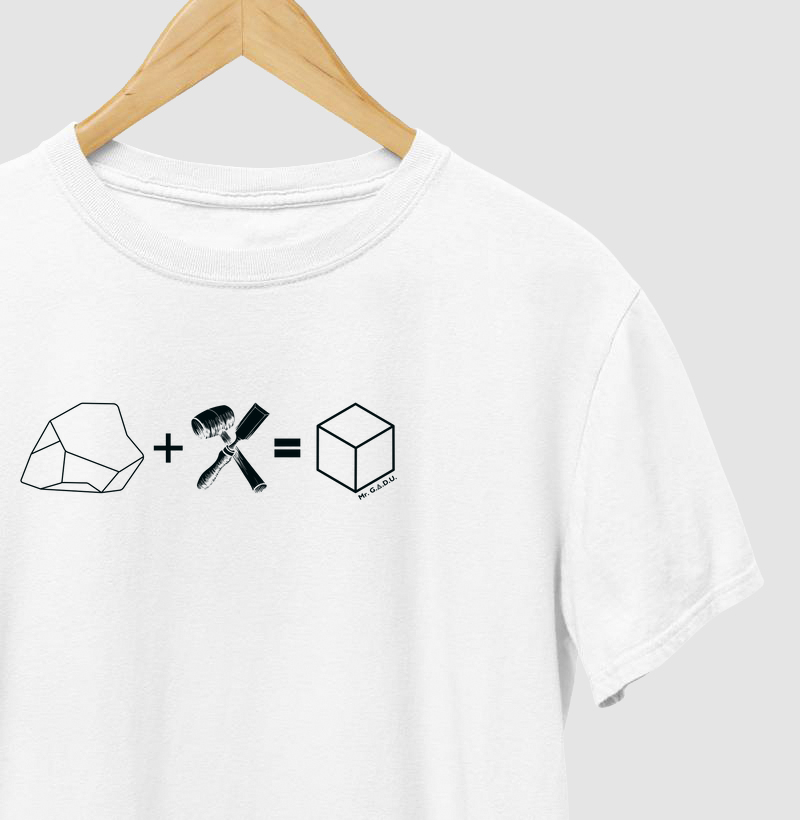 Camiseta Lapidação - Mr. GADU - Branca