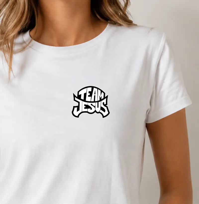 Camiseta Feminina Team Jesus - Camiseta