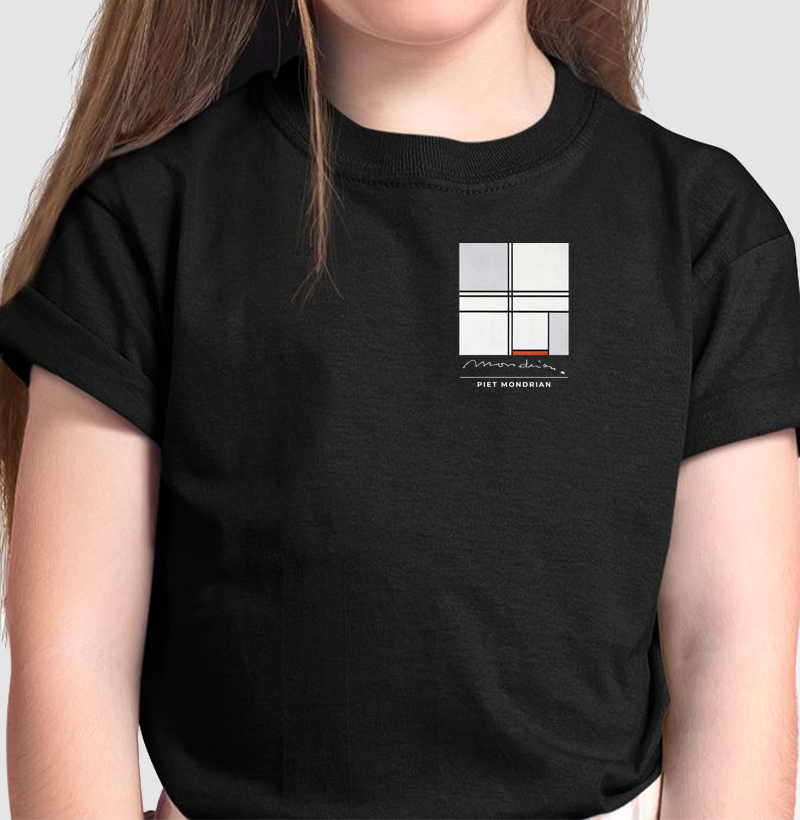 Composition Gray-Red (1935) Minimalista - Mondrian