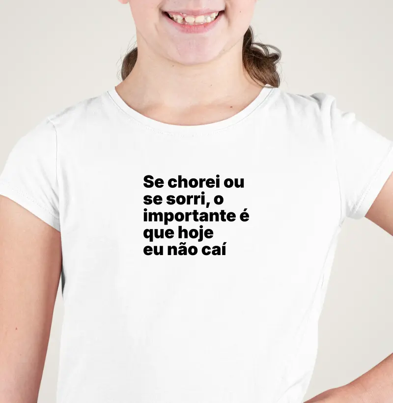 Se chorei ou se sorri