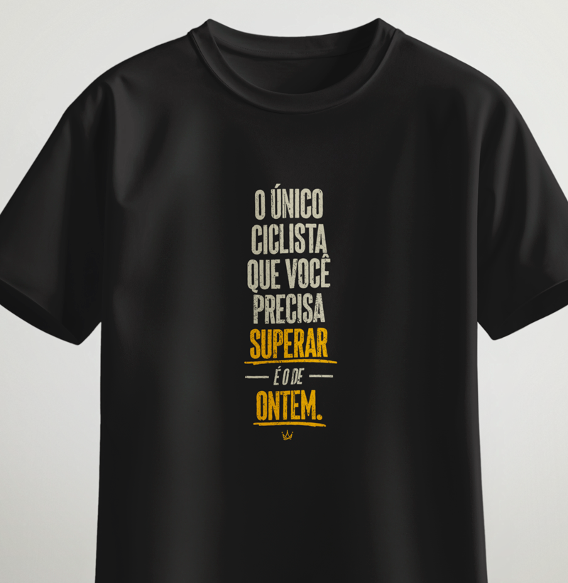 O único ciclista que você precisa superar é o de ontem