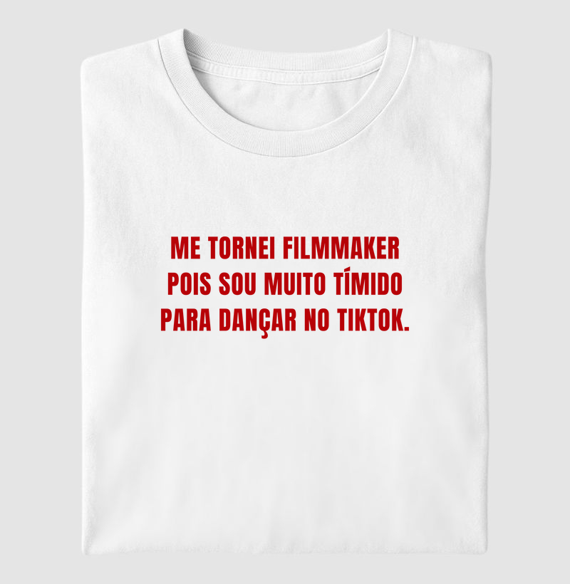 Me tornei filmmaker pois sou muito tímido