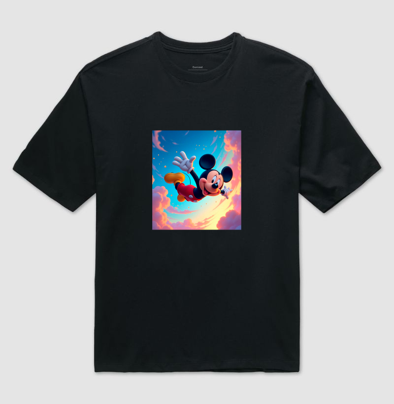 Mickey nas nuvens