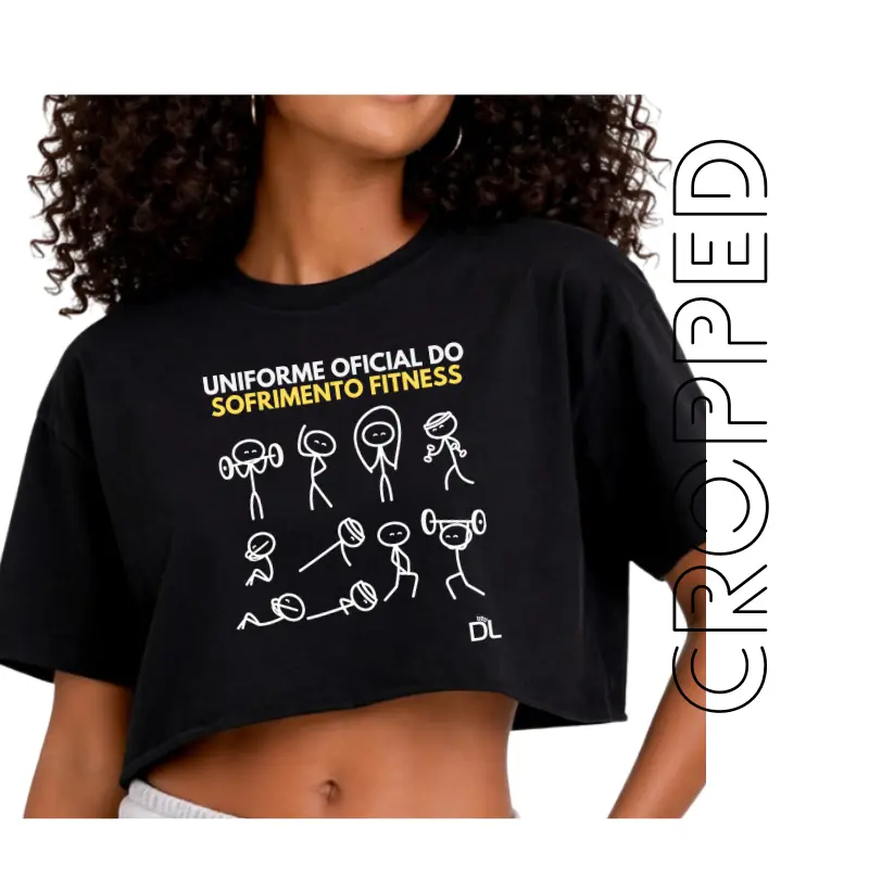 Uniforme Oficial do Sofrimento Fitness 2 - Cropped