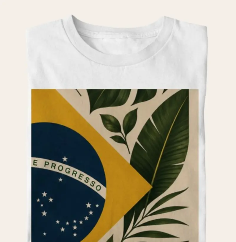 Camiseta Algodão Premium - Raízes do Hexa