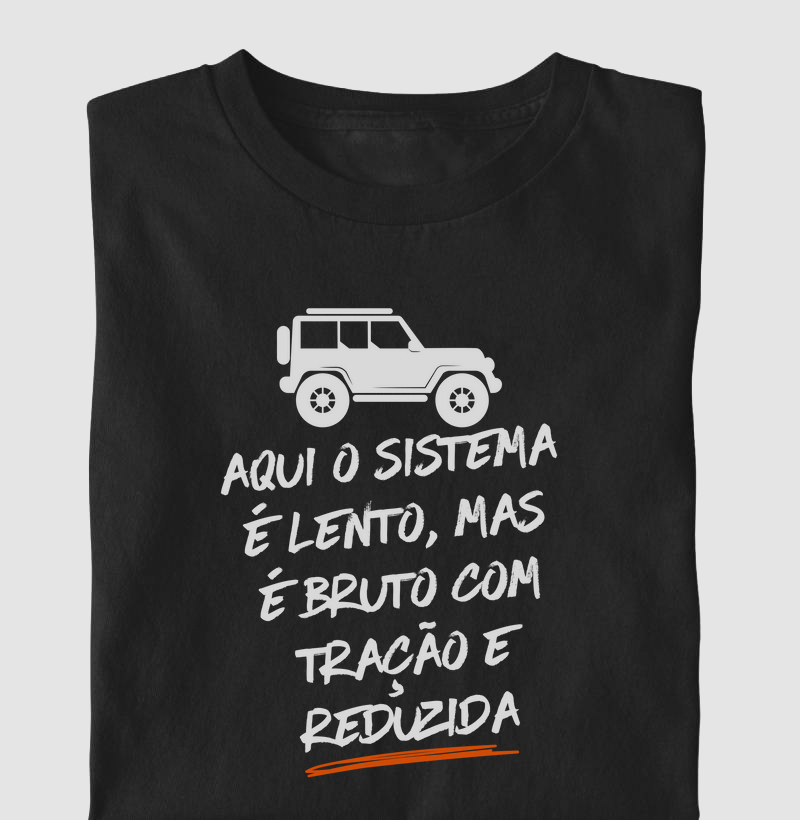 Aqui o sistema é lento...