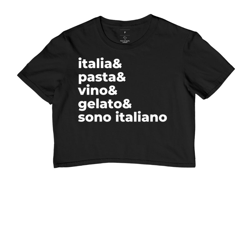 Italia, pasta, vino, gelato e sono italiano 
