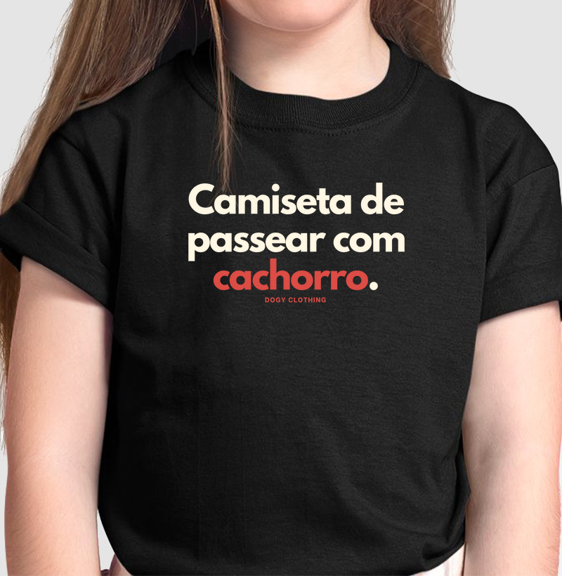 Camiseta de Passear com Cachorro