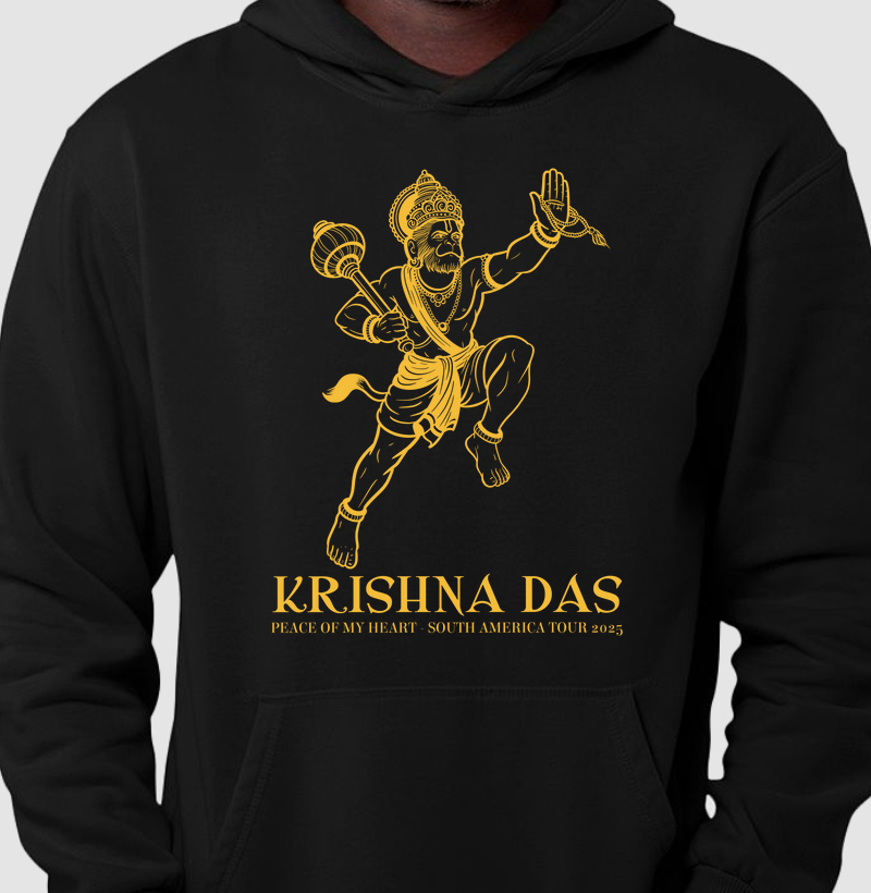 Hanuman Hand - Moletom Hoodie - Estampa Amarela